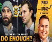 Joe Haggerty, alongside Evan Marinofsky from New England Hockey Journal, analyzes the Boston Bruins&#39; activity at the NHL trade deadline. The Bruins strengthened their forward lineup by trading for Pat Maroon from the Minnesota Wild, giving up a conditional late-round draft pick in return. Furthermore, they bolstered their defense by acquiring Andrew Peeke, while trading away defenseman Jakub Zboril and a 2027 3rd round pick to the Columbus Blue Jackets.&#60;br/&#62;&#60;br/&#62;Get in on the excitement with PrizePicks, America’s No. 1 Fantasy Sports App, where you can turn your hoops knowledge into serious cash. Download the app today and use code CLNS for a first deposit match up to &#36;100! Pick more. Pick less. It’s that Easy! Football season may be over, but the action on the floor is heating up. Whether it’s Tournament Season or the fight for playoff homecourt, there’s no shortage of high stakes basketball moments this time of year. Quick withdrawals, easy gameplay and an enormous selection of players and stat types are what make PrizePicks the #1 daily fantasy sports app!