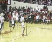 Anthony Walker Senior Day Speech After Indiana Basketball&#39;s 65-64 Win Over Michigan State
