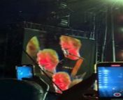 Ed Sheeran serenades the Philippine crowd at his concert in Manila.