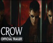 The Crow – coming soon to theaters! Starring Bill Skarsgård, FKA twigs, and Danny Huston.&#60;br/&#62;&#60;br/&#62;Bill Skarsgård takes on the iconic role of THE CROW in this modern reimagining of the original graphic novel by James O’Barr.&#60;br/&#62;&#60;br/&#62;Soulmates Eric Draven (Skarsgård) and Shelly Webster (FKA twigs) are brutally murdered when the demons of her dark past catch up with them. Given the chance to save his true love by sacrificing himself, Eric sets out to seek merciless revenge on their killers, traversing the worlds of the living and the dead to put the wrong things right.&#60;br/&#62;