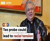 Former law minister says people should discuss issues rationally, not race to the police station every time they are annoyed by something someone else says.&#60;br/&#62;&#60;br/&#62;&#60;br/&#62;Read More: https://www.freemalaysiatoday.com/category/nation/2024/03/12/teo-probe-could-lead-to-racial-tension-says-zaid/&#60;br/&#62;&#60;br/&#62;Free Malaysia Today is an independent, bi-lingual news portal with a focus on Malaysian current affairs.&#60;br/&#62;&#60;br/&#62;Subscribe to our channel - http://bit.ly/2Qo08ry&#60;br/&#62;------------------------------------------------------------------------------------------------------------------------------------------------------&#60;br/&#62;Check us out at https://www.freemalaysiatoday.com&#60;br/&#62;Follow FMT on Facebook: https://bit.ly/49JJoo5&#60;br/&#62;Follow FMT on Dailymotion: https://bit.ly/2WGITHM&#60;br/&#62;Follow FMT on X: https://bit.ly/48zARSW &#60;br/&#62;Follow FMT on Instagram: https://bit.ly/48Cq76h&#60;br/&#62;Follow FMT on TikTok : https://bit.ly/3uKuQFp&#60;br/&#62;Follow FMT Berita on TikTok: https://bit.ly/48vpnQG &#60;br/&#62;Follow FMT Telegram - https://bit.ly/42VyzMX&#60;br/&#62;Follow FMT LinkedIn - https://bit.ly/42YytEb&#60;br/&#62;Follow FMT Lifestyle on Instagram: https://bit.ly/42WrsUj&#60;br/&#62;Follow FMT on WhatsApp: https://bit.ly/49GMbxW &#60;br/&#62;------------------------------------------------------------------------------------------------------------------------------------------------------&#60;br/&#62;Download FMT News App:&#60;br/&#62;Google Play – http://bit.ly/2YSuV46&#60;br/&#62;App Store – https://apple.co/2HNH7gZ&#60;br/&#62;Huawei AppGallery - https://bit.ly/2D2OpNP&#60;br/&#62;&#60;br/&#62;#FMTNews #RacialTension #ZaidIbrahim #TeoKokSeong #VernacularSchools