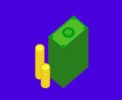money animation from live2d animation