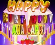ana capri birthday song from capri me xxx