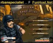 Play Urban Specialist at FunHost.Net/urbanspecialist The streets are the battlefield, and you, my friend: you are the city&#39;s only hope. A/D = Walk Left Click = Shoot W = Jump S = Crouch Q/E = Change Weapon Use your mouse to aim. (Action, Shooting Game ).&#60;br/&#62;&#60;br/&#62;Play Urban Specialist for Free at FunHost.Net/urbanspecialist on FunHost.Net , The Fun Host of Apps and Games!&#60;br/&#62;&#60;br/&#62;Urban Specialist Game: FunHost.Net/urbanspecialist &#60;br/&#62;www: FunHost.Net &#60;br/&#62;Facebook: facebook.com/FunHostApps &#60;br/&#62;Twitter: twitter.com/FunHost &#60;br/&#62;