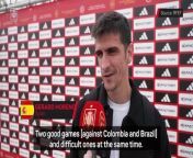 Spain&#39;s Gerard Moreno &amp; Marc Cucurella want to use Brazil friendly as good preparation for the tournament