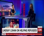 Actress Lindsay Lohan recounts her time visiting and volunteering in Syrian refugee camps in Turkey.