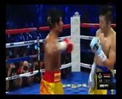 The Manny Pacquiao 1st Knockdown in Round 2 ---- The Epic Fight