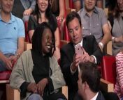 Jimmy Fallon helps Whoopi Goldberg send her very first selfie to Snapchat. &#60;br/&#62;