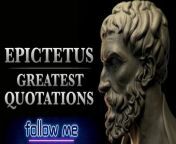 Explore the enduring wisdom of Epictetus, the Stoic philosopher, in this insightful video from Quotes &amp; Biographies Vault. Delve into a collection of Epictetus&#39; timeless quotes that offer profound insights into life, virtue, and resilience. From reflections on adversity and perseverance to teachings on inner peace and personal growth, Epictetus&#39; words continue to inspire and empower us today. Join us on a journey through the philosophy of Stoicism and uncover the timeless truths that have guided humanity for centuries.