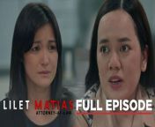 Aired (April 9, 2024): Atty. Lilet Matias’ (Jo Berry) first case as a lawyer is something close to her heart. #GMANetwork #GMADrama #Kapuso