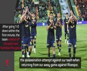 Fenerbahce president, Ali Koc, spoke about their protest during the Turkish Super Cup final on Sunday.