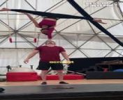 Get ready to be amazed! Witness the incredible talents of a dynamic circus duo in this viral video! Prepare to be blown away by their jaw-dropping handstand and mesmerizing hand-to-hand display. This must-see clip is a reminder of the amazing feats the human body can achieve with dedication and teamwork.&#60;br/&#62;&#60;br/&#62;Video ID: WGA854632&#60;br/&#62;&#60;br/&#62;#circusstars #acrobaticamazement #handstandheroics #circuslife #circusarts #amazing #breathtaking #talented #acrobaticskills #mustsee #incredible #viral #strengthandbalance #wow #handstand #humanbody #featsofstrength #teamacrobatics #inspiration #circusperformers #cantlookaway&#60;br/&#62;