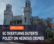 The Supreme Court overturns another Duterte-era policy, and rules persons convicted of heinous crimes are still entitled to the Good Conduct Time Allowance.&#60;br/&#62;&#60;br/&#62;Full story: https://www.rappler.com/philippines/supreme-court-ruling-heinous-crimes-convicts-can-get-good-conduct-time-allowance/&#60;br/&#62;