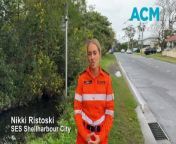 SES Shellharbour City volunteer Nikki Ristoski explains why you shouldn&#39;t drive through floodwaters. Video by SES