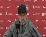 Liverpool boss Jurgen Klopp on the lessons they have learnt from their 4-3 FA Cup defeat to Manchester United a few weeks ago&#60;br/&#62;Anfield, Liverpool, UK