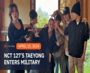 Taeyong of K-pop boy group NCT 127 begins his mandatory military enlistment on Monday, April 15. He is the first member of NCT to enlist in the military.&#60;br/&#62;&#60;br/&#62;Full story: https://www.rappler.com/entertainment/nct-127-taeyong-begins-military-enlistment/&#60;br/&#62;