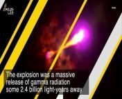 Back in October 2022 astronomers detected the most powerful explosion ever recorded from deep space. At the time the only thing experts could say for sure was that the explosion was a massive release of gamma radiation some 2.4 billion light-years away. Now new data has revealed some interesting things about the gamma-ray burst.