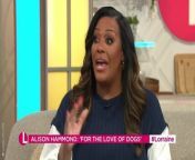 &#60;p&#62;Alison Hammond confessed she was finding it hard not to adopt pooches after hosting For the Love of Dogs.&#60;/p&#62;&#60;br/&#62;&#60;p&#62;Credit: Lorraine / ITV / ITVX&#60;/p&#62;