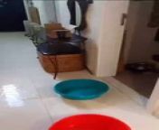 Damac Hills 2 resident show water leaking at house from fitnessqueeen leak