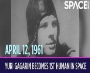 On April 12, 1961, a human went to space for the first time! Yuri Gagarin was the first Soviet cosmonaut and the first person to orbit the Earth. &#60;br/&#62;&#60;br/&#62;This was the Soviet Union&#39;s next big move in the &#92;