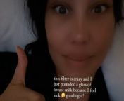 Kourtney Kardashian drank a glass of her own breast milk to help herself feel better after falling ill.
