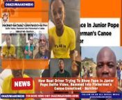 How Boat Driver Trying To Show Face In Junior Pope Selfie Video, Rammed Into Fisherman&#39;s Canoe Unnoticed - Survivor ~ OsazuwaAkonedo #Boat #Junior Pope #Niger #Nollywood #Obumneme #Odonwodo #Okafor #River #TC #Virus Tochukwu Okafor Aka TC Virus, One Of The Survivors Of The Boat Accident That Killed A Nollywood Actor, John Paul Odumneme Odonwodo Well Known As Junior Pope Has Said That The Boat That Conveyed Him And Other  Passengers Including The Deceased Nigeria Actor Turned Upside-down Into The River Following The Attempt Of The Boat Driver To Show His Face In The Self Recorded Video The Late Junior Pope Was Capturing As At The Time Of The Incident. https://osazuwaakonedo.news/how-boat-driver-trying-to-show-face-in-junior-pope-selfie-video-rammed-into-fishermans-canoe-unnoticed-survivor/11/04/2024/ #Breaking News Published: April 11th, 2024 Reshared: April 11, 2024 6:08 pm