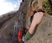 Amazing slow-motion footage captures the moment an owl flew out over a climber in a ‘once in a lifetime’ moment.&#60;br/&#62;&#60;br/&#62;The video, captured by Will Birkett, 28, shows the bird leap from its perch as he scaled a quarry wall in Silverdale, Lancs.&#60;br/&#62;&#60;br/&#62;He reaches into the hold where the owl is sheltering, unaware the bird is there, and the owl then takes flight – wings skimming the top of his head.&#60;br/&#62;&#60;br/&#62;Will, who was climbing without the aid of ropes, was filming for his social media account @willbirkett_lakes when the moment happened.&#60;br/&#62;&#60;br/&#62;And he said while it was common for climbers to disturb crows and ravens throughout their climbing career, the owl was a ‘once in a lifetime’ moment.&#60;br/&#62;&#60;br/&#62;Will, from Langdale Valley, Lake District, said: “I was going up a crack in a local quarry and just as I was reaching out to grab the hold, the owl came out of nowhere. &#60;br/&#62;&#60;br/&#62;“It’s unique that it’s an owl. Climbers will quite often disturb birds not knowing they’re there. &#60;br/&#62;&#60;br/&#62;“More typically it&#39;s a crow or raven, an owl is unusual – it was once in a lifetime. &#60;br/&#62;&#60;br/&#62;“You can’t really afford to jump in that situation, I was climbing without a rope or anything. &#60;br/&#62;&#60;br/&#62;“I had no choice but to hold on and deal with it - it was quite alarming at the time for sure.”