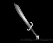 A video, of Harris&#39; sword 3D model. Created by Scott Snider using 3DS MAX. Uploaded 04-16-2024.