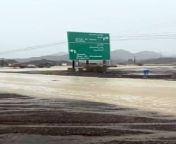 Flooded wadi taken by RAK resident from sersha wadi