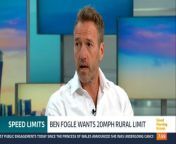 &#60;p&#62;Ben Fogle has sparked a debate after appearing on Good Morning Britain and saying he wants the speed limit changed in his village.&#60;/p&#62;