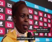 Kenyan long-distance runner Peres Jepchirchir aims to break women&#39;s-only world record at the London Marathon.