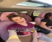 These two sisters were in a car for a road trip to Lake Geneva. When one of the girls leaned out of the window, her sunglasses instantly flew off her head. Thankfully, they turned the vehicle and retrieved them back.&#60;br/&#62;&#60;br/&#62;“The underlying music rights are not available for license. For use of the video with the track(s) contained therein, please contact the music publisher(s) or relevant rightsholder(s).”