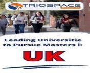 Best Overseas Education Consultants in Hyderabad. Do you want to study in the UK? the cost of studying in the UK for master&#39;s and MBA programs, top universities, and scholarships for international students? Study Abroad Education Consultants in Hyderabad.&#60;br/&#62;&#60;br/&#62;&#60;br/&#62;For More details contact us 8555825755&#60;br/&#62;visit our website https://triospaceoverseas.com/