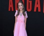 Alisha Weir was surprised by the amount of blood spilled on the set of her vampire film &#39;Abigail&#39;.