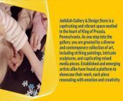 Jedidiah Gallery &amp; Design Store is a captivating and vibrant space nestled in the heart of King of Prussia, Pennsylvania. As you step into the gallery, you are greeted by a diverse and contemporary collection of art, including striking paintings, intricate sculptures, and captivating mixed media pieces. Established and emerging artists alike Jigsaw Puzzles have found a platform to showcase their work, each piece resonating with emotion and creativity.