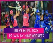 Rajasthan Royals defeated Mumbai Indians by nine wickets to secure their seventh win of the IPL 2024. Chasing 180 runs, RR went past the target in 18.4 overs. &#60;br/&#62;