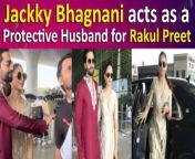 Rakul Preet Singh and Jackky Bhagnani are emerging as a prominent and endearing couple in Bollywood. Ever since tying the knot, they have consistently served major couple goals. The couple was recently sighted at the airport, capturing attention with their presence. Particularly notable was Jackky Bhagnani&#39;s sweet gesture as a protective husband that is rapidly going viral.&#60;br/&#62;&#60;br/&#62;#rakulpreetsingh #jackkybhagnani #couplegoals #powercouple #trending #viralvideo #entertainmentnews #newlyweds