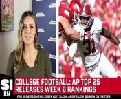 Who are the big winners of the week six AP Poll rankings?