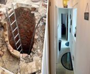 A couple were stunned to find a secret 200-year-old well underneath their hallway when they began renovating their cottage.&#60;br/&#62;&#60;br/&#62;Victoria Ellington, 36, and her husband Andrew, 40, were amazed when they discovered the 27ft hole by the front door.&#60;br/&#62;&#60;br/&#62;Once explored, they found that the well, which is thought to be centuries-old, still contained crystal-clear water.&#60;br/&#62;&#60;br/&#62;The couple, from Redcar, North Yorks., couldn’t bear to cover up the feature so they decided to find a way to incorporate it into building.&#60;br/&#62;&#60;br/&#62;After months of hard work, Victoria and Andrew managed to install a pump to create their very own wishing well, covered by protective glass.&#60;br/&#62;&#60;br/&#62;The couple now rent the beach-front property, called Bute Cottage, to holidaymakers who can enjoy the quirky water feature.&#60;br/&#62;&#60;br/&#62;Mum-of-two Victoria said: “We bought the cottage during the 2020 Covid lockdown and Andrew, who is a builder, started renovating it.&#60;br/&#62;&#60;br/&#62;“We were planning to add an extension and build a family home but the foundations started slipping and we knew something was up.&#60;br/&#62;&#60;br/&#62;“One day Andrew found this deep hole and realised it was quite a deep well right on top of the property by the front door.&#60;br/&#62;&#60;br/&#62;“He was digging at the foundations and all the soil was falling into this hole. &#60;br/&#62;&#60;br/&#62;“He just sent me a photo and said: &#39;Oh my god, have you seen this?&#39;&#60;br/&#62;&#60;br/&#62;“We knew then that we couldn’t build an extension so Andrew just decided to make it part of the building and we could rent the cottage out.”&#60;br/&#62;&#60;br/&#62;Instead of paving over the well the couple covered it with a glass walkway and lined the walls of the shaft with lights.&#60;br/&#62;&#60;br/&#62;Victoria, mum to Oscar five, and Henry, nine, said: “Our sons were excited about having a wishing well so we thought we should make that a reality.&#60;br/&#62;&#60;br/&#62;&#92;