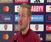 Arsenal Women&#39;s boss Jonas Eidevall Jonas explains that for Arsenal Women its about what they can control and their performances with only 3 matches left in the WSL&#60;br/&#62;&#60;br/&#62;Sobha Realty Training Centre, London, UK