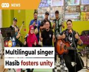 Apart from Malay songs, his group Symphony Buskers also perform in Mandarin, Tamil and Hindi in an effort to bring all Malaysians together.&#60;br/&#62;&#60;br/&#62;Read More: https://www.freemalaysiatoday.com/category/leisure/2024/04/28/singer-hasib-breaks-language-barrier-to-foster-unity/&#60;br/&#62;&#60;br/&#62;Free Malaysia Today is an independent, bi-lingual news portal with a focus on Malaysian current affairs.&#60;br/&#62;&#60;br/&#62;Subscribe to our channel - http://bit.ly/2Qo08ry&#60;br/&#62;------------------------------------------------------------------------------------------------------------------------------------------------------&#60;br/&#62;Check us out at https://www.freemalaysiatoday.com&#60;br/&#62;Follow FMT on Facebook: https://bit.ly/49JJoo5&#60;br/&#62;Follow FMT on Dailymotion: https://bit.ly/2WGITHM&#60;br/&#62;Follow FMT on X: https://bit.ly/48zARSW &#60;br/&#62;Follow FMT on Instagram: https://bit.ly/48Cq76h&#60;br/&#62;Follow FMT on TikTok : https://bit.ly/3uKuQFp&#60;br/&#62;Follow FMT Berita on TikTok: https://bit.ly/48vpnQG &#60;br/&#62;Follow FMT Telegram - https://bit.ly/42VyzMX&#60;br/&#62;Follow FMT LinkedIn - https://bit.ly/42YytEb&#60;br/&#62;Follow FMT Lifestyle on Instagram: https://bit.ly/42WrsUj&#60;br/&#62;Follow FMT on WhatsApp: https://bit.ly/49GMbxW &#60;br/&#62;------------------------------------------------------------------------------------------------------------------------------------------------------&#60;br/&#62;Download FMT News App:&#60;br/&#62;Google Play – http://bit.ly/2YSuV46&#60;br/&#62;App Store – https://apple.co/2HNH7gZ&#60;br/&#62;Huawei AppGallery - https://bit.ly/2D2OpNP&#60;br/&#62;&#60;br/&#62;#FMTNews #Multilingual #Unity #SymphonyBuskers