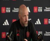 Manchester United boss Erik Ten Hag admits his side have work to do this summer and that they haven&#39;t reached the expectations of the club ahead of their clash with Crystal Palace&#60;br/&#62;Carrington, Manchester, UK