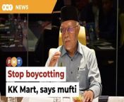 Wan Zahidi Wan Teh says the public’s response to the ‘Allah’ socks issue has gone beyond the boundaries of Islamic justice.&#60;br/&#62;&#60;br/&#62;&#60;br/&#62;Read More: https://www.freemalaysiatoday.com/category/nation/2024/05/03/stop-boycotting-kk-mart-perak-mufti-urges-muslims/&#60;br/&#62;&#60;br/&#62;Laporan Lanjut: https://www.freemalaysiatoday.com/category/bahasa/tempatan/2024/05/03/henti-boikot-kk-mart-gesa-mufti-perak/&#60;br/&#62;&#60;br/&#62;Free Malaysia Today is an independent, bi-lingual news portal with a focus on Malaysian current affairs.&#60;br/&#62;&#60;br/&#62;Subscribe to our channel - http://bit.ly/2Qo08ry&#60;br/&#62;------------------------------------------------------------------------------------------------------------------------------------------------------&#60;br/&#62;Check us out at https://www.freemalaysiatoday.com&#60;br/&#62;Follow FMT on Facebook: https://bit.ly/49JJoo5&#60;br/&#62;Follow FMT on Dailymotion: https://bit.ly/2WGITHM&#60;br/&#62;Follow FMT on X: https://bit.ly/48zARSW &#60;br/&#62;Follow FMT on Instagram: https://bit.ly/48Cq76h&#60;br/&#62;Follow FMT on TikTok : https://bit.ly/3uKuQFp&#60;br/&#62;Follow FMT Berita on TikTok: https://bit.ly/48vpnQG &#60;br/&#62;Follow FMT Telegram - https://bit.ly/42VyzMX&#60;br/&#62;Follow FMT LinkedIn - https://bit.ly/42YytEb&#60;br/&#62;Follow FMT Lifestyle on Instagram: https://bit.ly/42WrsUj&#60;br/&#62;Follow FMT on WhatsApp: https://bit.ly/49GMbxW &#60;br/&#62;------------------------------------------------------------------------------------------------------------------------------------------------------&#60;br/&#62;Download FMT News App:&#60;br/&#62;Google Play – http://bit.ly/2YSuV46&#60;br/&#62;App Store – https://apple.co/2HNH7gZ&#60;br/&#62;Huawei AppGallery - https://bit.ly/2D2OpNP&#60;br/&#62;&#60;br/&#62;#FMTNews #StopBoycotting #KKMart #MuftiPerak