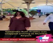 Samantha Ruth Prabhu, Govinda &amp; Riteish Deshmukh Spotted at Airport Viral Masti Bollywood