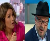 George Galloway and Susanna Reid clashed in a heated Good Morning Britain interview.Source: Good Morning Britain, ITV