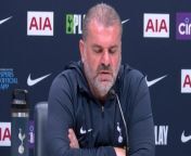 Spurs boss Ange Postecoglou discusses PGMOL, goal keeper interference, set pieces and facing Chelsea tomorrow.&#60;br/&#62;&#60;br/&#62;Tottenham Hotspurs Training Ground, London, UK&#60;br/&#62;,