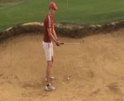 As he embarked on the golf course for the first time, he felt the anticipation bubbling within him like a pot on the stove.&#60;br/&#62;&#60;br/&#62;It was his very first swing on the golf course, and by some stroke of luck, his ball soared from the bunker towards the cup with an unexpected grace.&#60;br/&#62;&#60;br/&#62;As he watched in amazement, the ball plopped into the hole. This was a feat he never thought possible on his debut.&#60;br/&#62;&#60;br/&#62;In that moment, joy surged through him like a bursting dam, and he couldn&#39;t contain his excitement.&#60;br/&#62;&#60;br/&#62;He dashed around, feeling a rush of accomplishment that made him feel like a seasoned pro.&#60;br/&#62;Location: Wokingham, United Kingdom&#60;br/&#62;WooGlobe Ref : WGA174679&#60;br/&#62;For licensing and to use this video, please email licensing@wooglobe.com