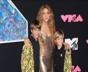 Pop superstar Shakira has revealed her two young sons &#92;