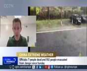 Meteorologist Matthew Cappucci spoke to CGTN Europe about the powerful storm in eastern China.