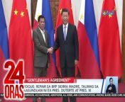 Walang dapat gawing repair sa Sierra Madre base sa kasunduan nina dating Pres. Rodrigo Duterte at Chinese Pres. Xi Jin Ping na kinumpirma ni dating Pres&#39;l Spokesperson Harry Roque. Giit ng National Security Council kung totoo man -- labag ang kasunduan sa ating soberanya.&#60;br/&#62;&#60;br/&#62;&#60;br/&#62;24 Oras is GMA Network’s flagship newscast, anchored by Mel Tiangco, Vicky Morales and Emil Sumangil. It airs on GMA-7 Mondays to Fridays at 6:30 PM (PHL Time) and on weekends at 5:30 PM. For more videos from 24 Oras, visit http://www.gmanews.tv/24oras.&#60;br/&#62;&#60;br/&#62;#GMAIntegratedNews #KapusoStream&#60;br/&#62;&#60;br/&#62;Breaking news and stories from the Philippines and abroad:&#60;br/&#62;GMA Integrated News Portal: http://www.gmanews.tv&#60;br/&#62;Facebook: http://www.facebook.com/gmanews&#60;br/&#62;TikTok: https://www.tiktok.com/@gmanews&#60;br/&#62;Twitter: http://www.twitter.com/gmanews&#60;br/&#62;Instagram: http://www.instagram.com/gmanews&#60;br/&#62;&#60;br/&#62;GMA Network Kapuso programs on GMA Pinoy TV: https://gmapinoytv.com/subscribe